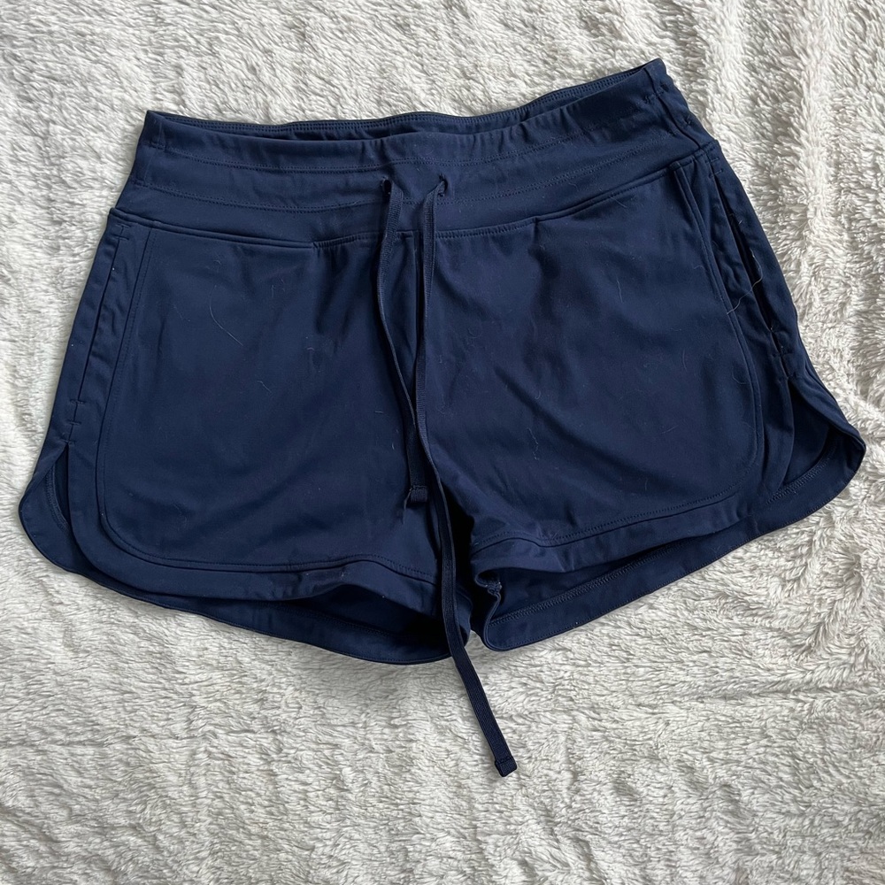 Zyia Navy Blue Athletic Shorts